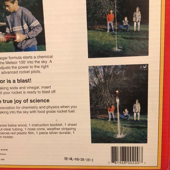 THE METEOR ROCKET SCIENTIFIC EXPLORER KIT Sealed! New In Box Ages 9+ - Picture 10 of 15
